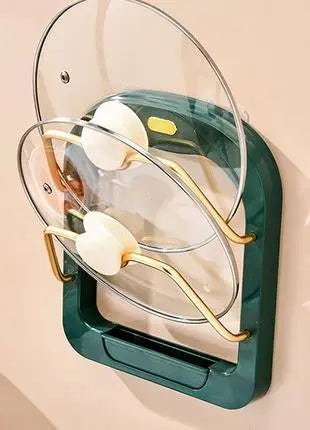 Держатель для крышек на стену, Kitchen Pot Cover Rack / Подставка для крышек кастрюль