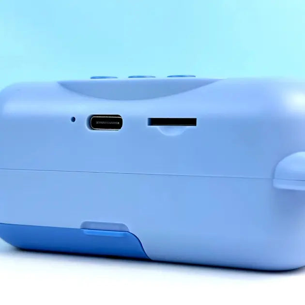 Детская фотокамера D2 с передней камерой, функцией печати, поддержкой карты памяти и MP3