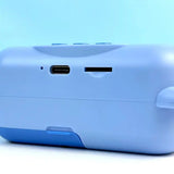 Детская фотокамера D2 с передней камерой, функцией печати, поддержкой карты памяти и MP3