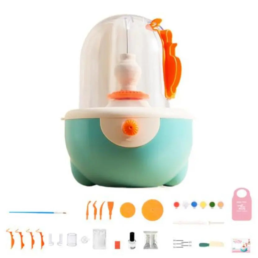 Детская игрушка для гончарного искусства / Электрическая игрушка для лепки глины своими руками /Развивающая гончарная игрушка