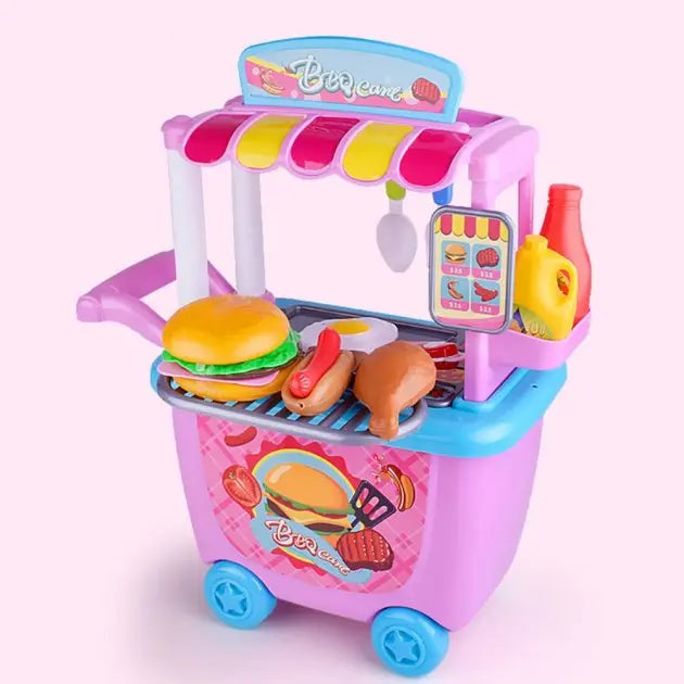 Детский игровой набор HAPPY CHEF (закусочная с тележкой)