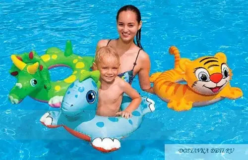 Детский надувной круг Лев Надувной круг для детей Intex