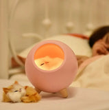 Детский настольный ночник домика с регулировкой яркости "Котик"