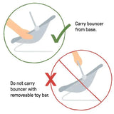 Детский шезлонг-качели 2 в 1 Ingenuity Flora the Unicorn