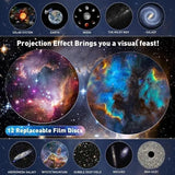 Домашний планетарий + 13 картриджей ночник проектор звездного неба галактика с сменными картриджами