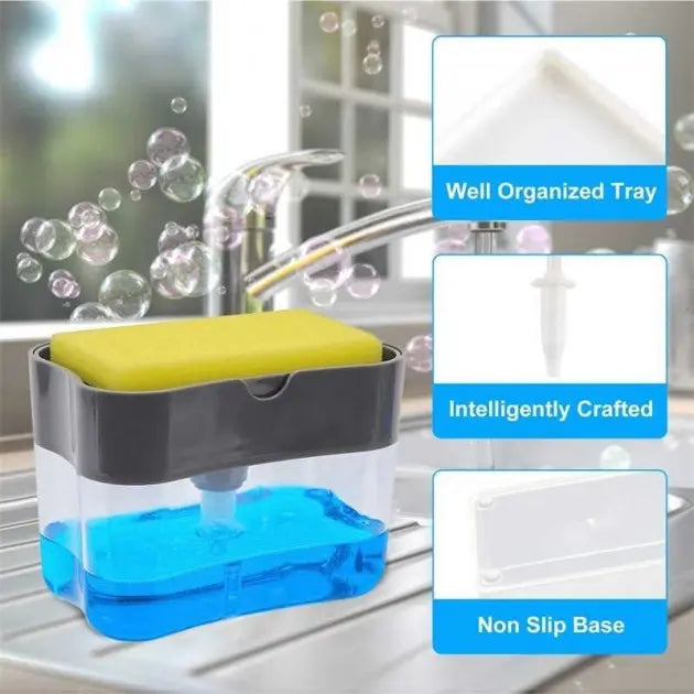 Дозатор Мыла Soap Pump Sponge Caddy (0115)