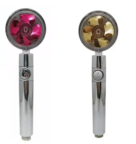 Душевая насадка-турболейка с турбонаддувом 360 градусов