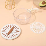 Двухслойная дренажная корзина / Миска для очистки фруктов с ситечком