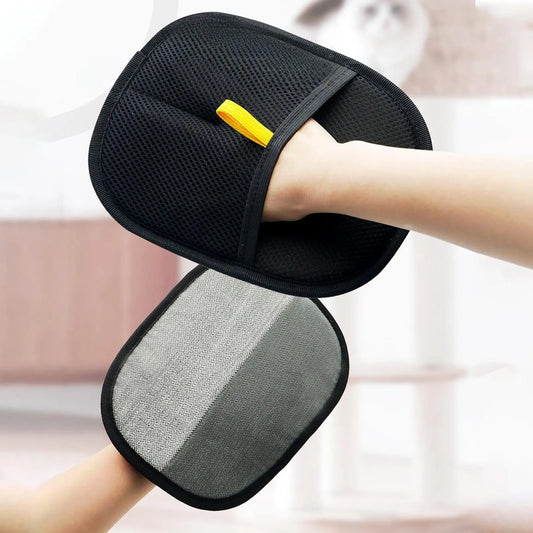 Двухсторонняя перчатка для ухода за домашними животными