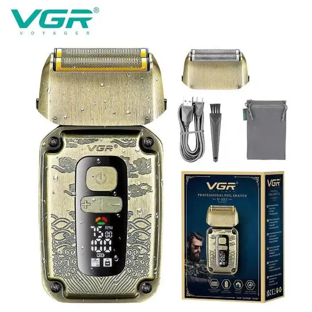 Электробритва для мужчин  VGR V-337 аккумуляторная 5W Gold