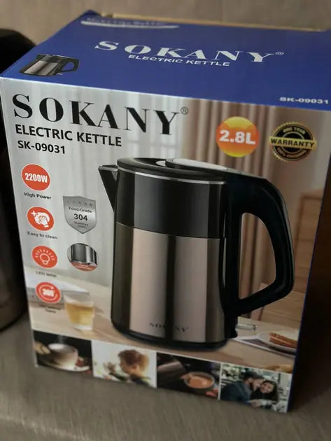 Электрочайник Sokany SK-09031 металлический 2,8 л 2200 Вт