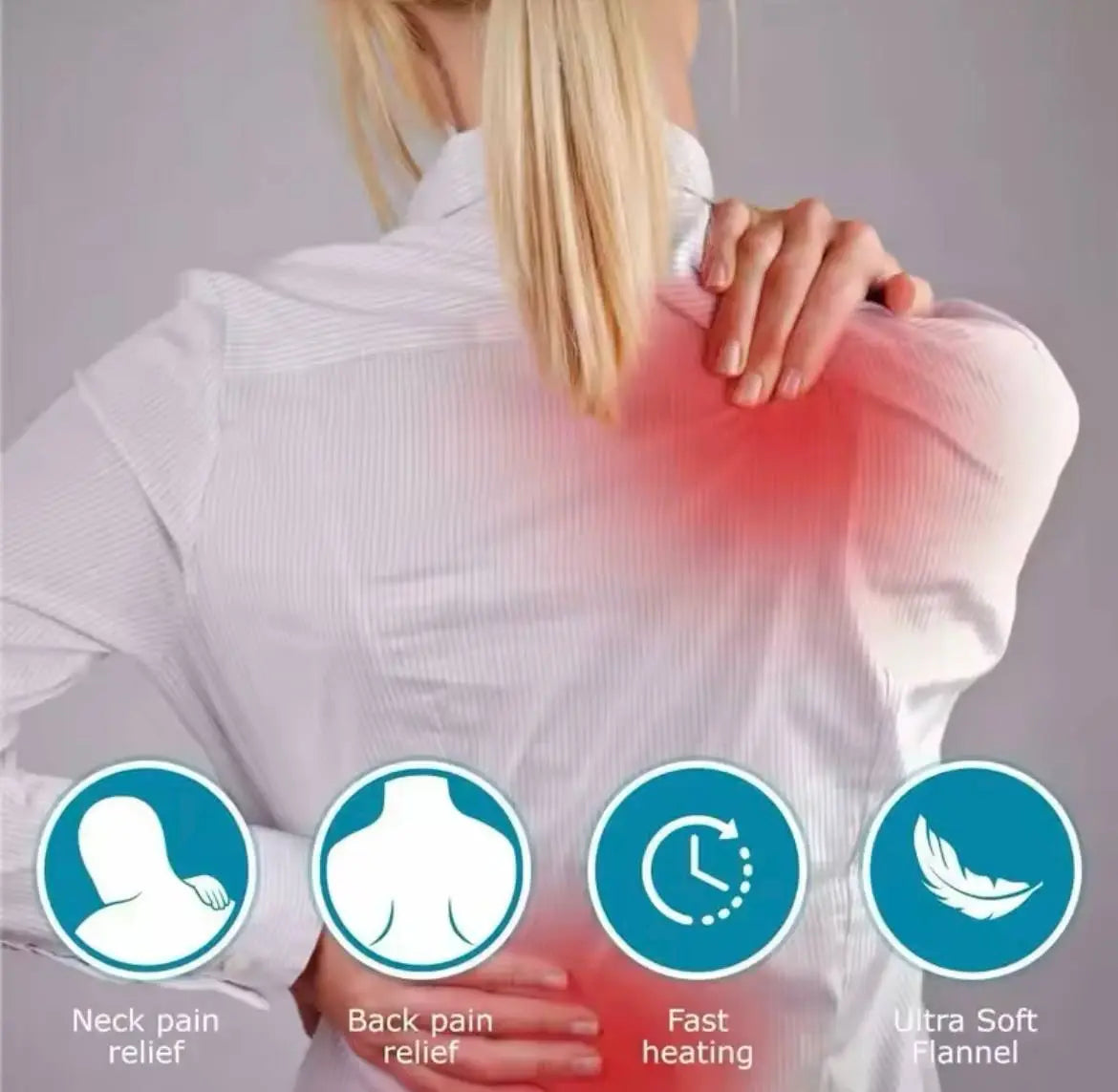 Электрогрелка для спины и шеи Heating Pad