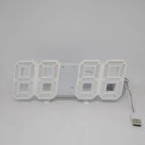 Электронные настольные часы с будильником и термометром LY 1089 Белый