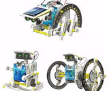 Электронный конструктор робот Solar Robot Original 13 в 1 на солнечных батареях
