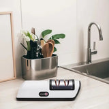 Электроточилка для ножей и ножниц электрическая с аккумулятором White