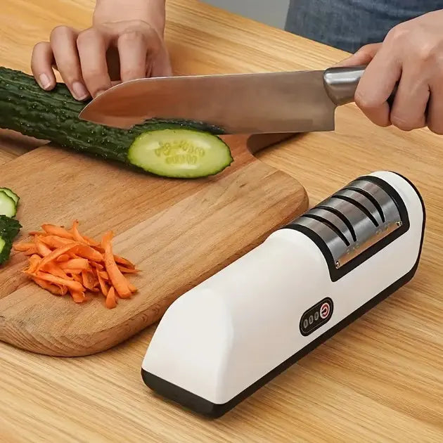 Электроточилка для ножей и ножниц электрическая с аккумулятором White