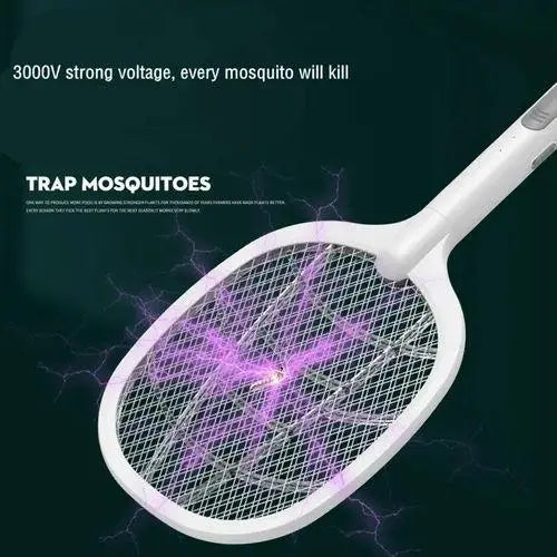 Электрическая мухобойка-ловушка ELITE LUX EL-2062 (KLZ918) с УФ-лампой и USB-портом для зарядки Белая