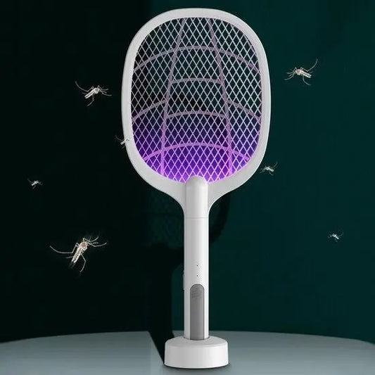 Электрическая мухобойка-ловушка ELITE LUX EL-2062 (KLZ918) с УФ-лампой и USB-портом для зарядки Белая