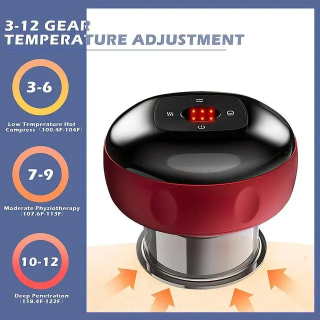 Электрический вакуумный баночный массаж | Массажер для тела | Массажер с эффектом банок