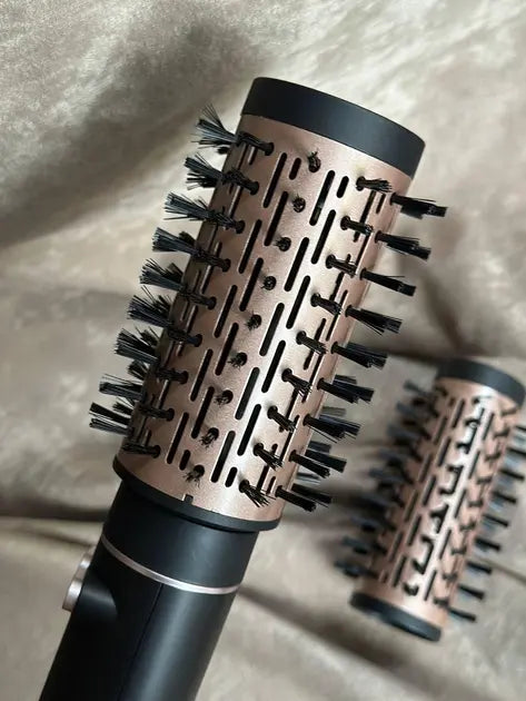 Фен браш стайлер с вращающейся насадкой RAF R.421 электрическая расческа Черный 1000 Вт