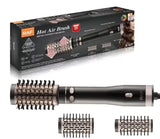 Фен браш стайлер с вращающейся насадкой RAF R.421 электрическая расческа Черный 1000 Вт