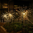 Фонарь садовый Фейерверк газонный на солнечной батарее, 150 led, 8 режимов (2 шт в комплекте)