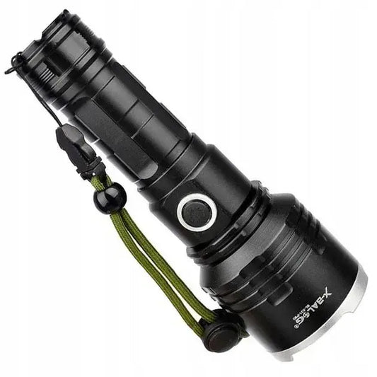 Фонарь X-Balog BL-531-P90 1х26650 8800mah USB/microUSB/ 3хААА R3 функция Power Bank