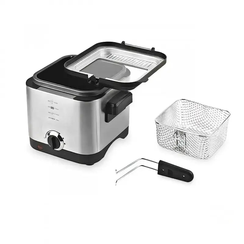 Фритюрница для дома на 1,5 л Crownberg CB 5542, 1200 Вт для картошки фри, нагетсов