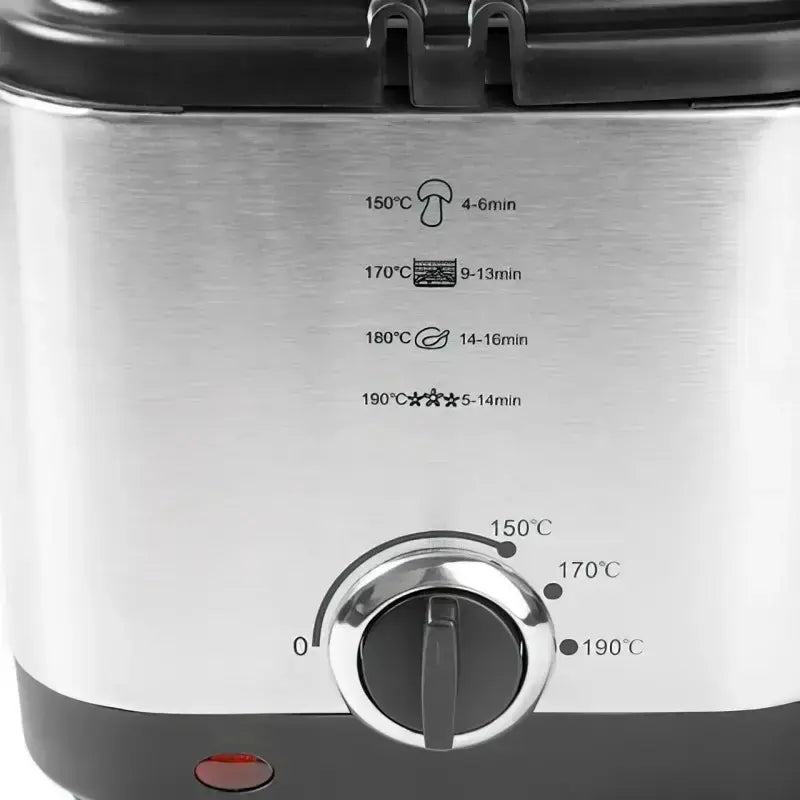 Фритюрница для дома на 1,5 л Crownberg CB 5542, 1200 Вт для картошки фри, нагетсов