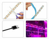 Фитолента для роста саженцев от USB питания фитолампа спектр LED 2 м