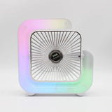 G-Вентилятор Квадратный Ночник аккумуляторный от USB с подсветкой