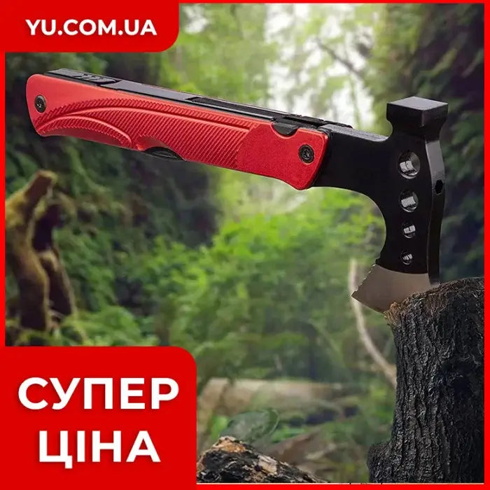 Многофункциональный туристический топор-мультитул EL-2381-10