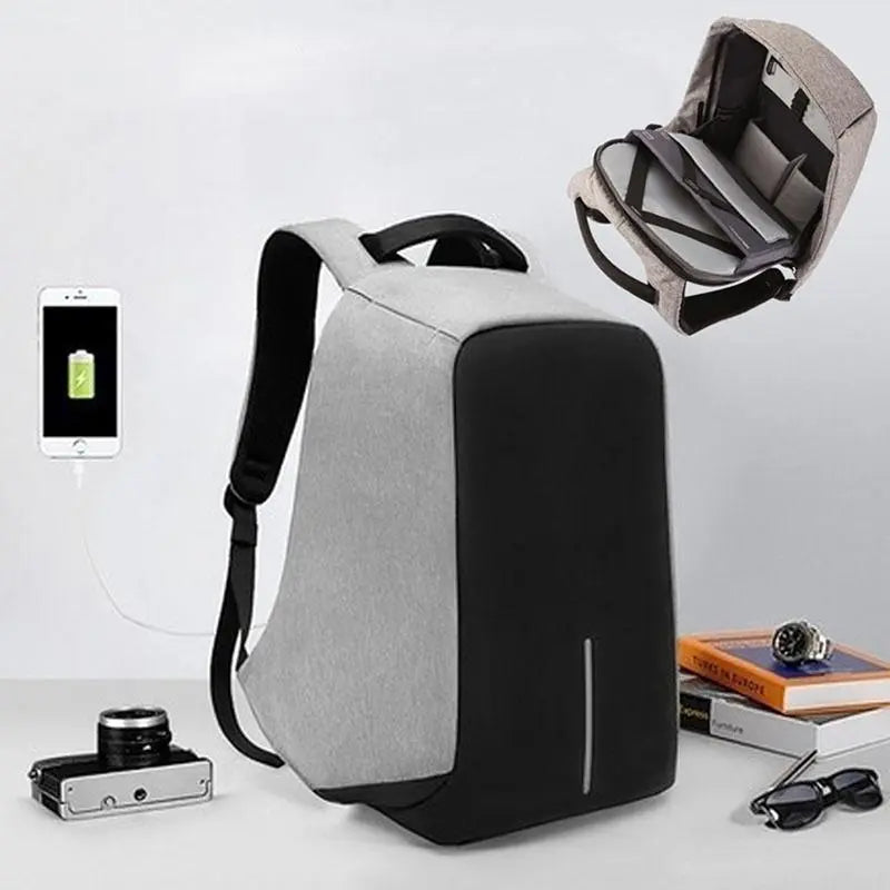 Городской рюкзак антивор под ноутбук 15,6" Бобби Bobby с USB