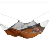 Гамак лежак кровать подвесная туристическая с москитной сеткой чехлом 240х150 см