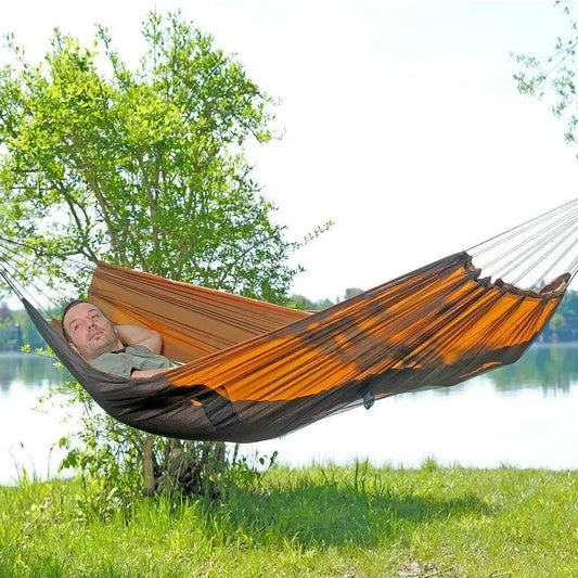 Гамак лежак кровать подвесная туристическая с москитной сеткой чехлом 240х150 см