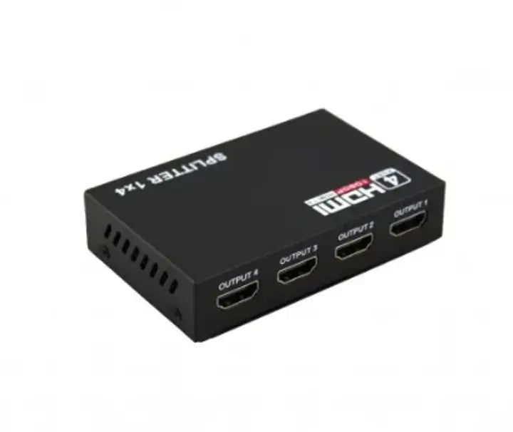 HDMI разветвитель на 4 порта HDMI SPLITTER 1 in 4 / Черный