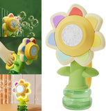 Генератор мыльных пузырей в форме подсолнуха с подсветкой Seven COLOR FLOWER