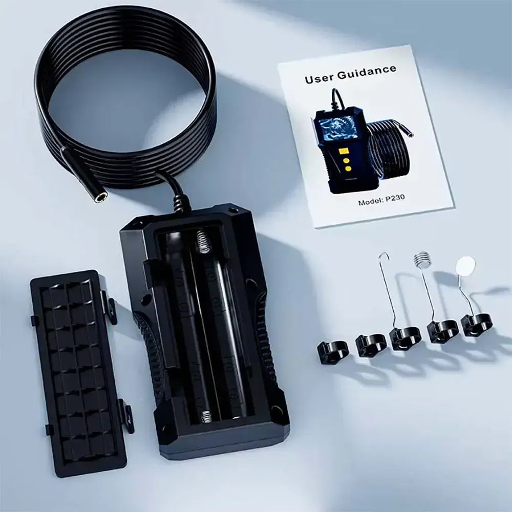 Гибкий эндоскоп камера с дисплеем и кабелем 5м Endoscope