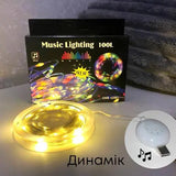 Гирлянда музыкальная с динамиком USB 10 м