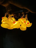 Гирлянда светодиодная для детской комнаты DUCK 1.5 м Гирлянда из 10 пластиковых мини-уточек