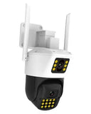 Камера 360  (P12-P6MP)-mpКамера Wifi ptz двойной поклон 3mp+3mp= 6mp камера +12v2a power *icsee