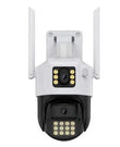 Камера 360  (P12-P6MP)-mpКамера Wifi ptz двойной поклон 3mp+3mp= 6mp камера +12v2a power *icsee