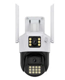 Камера 360  (P12-P6MP)-mpКамера Wifi ptz двойной поклон 3mp+3mp= 6mp камера +12v2a power *icsee