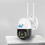 Камера внешнего видеонаблюдения 4G Sim V380 PRO Уличная видеокамера IP 66 с ночной съемкой