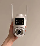 Камера видеонаблюдения 6MP ICESEE поворотная, с двумя объективами A28