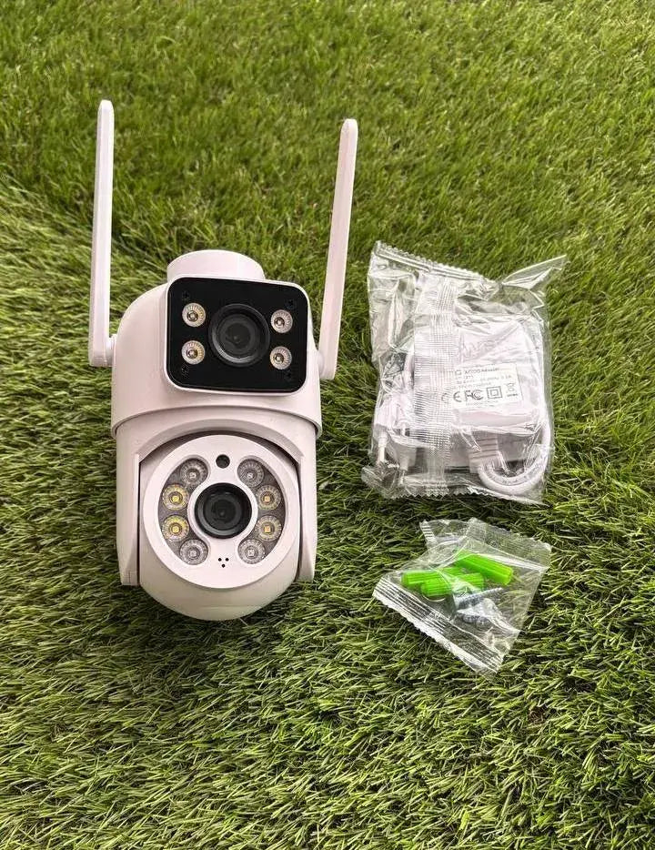 Камера видеонаблюдения 6MP ICESEE поворотная, с двумя объективами A28