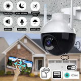 Камера 6МП IP N18-6mp видеокамера поворотная CAMERA Ap ICSEE 6 mp + Блок питания