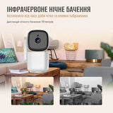 Умная WiFi IP камера для дома видеонаблюдения Noxon Smart Camera 360 охрана для вашего дома и квартиры без слепых зон с двухсторонней связью