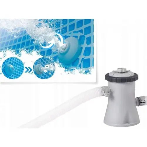 Каркасный бассейн с фильтром в комплекте Intex 28208 "Морской принт" 305 x 76 см