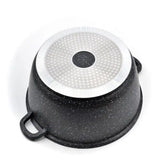 Кастрюля казан с крышкой Benson BN-297 из литого алюминия и мраморным антипригарным покрытием объемом 1.5 л.